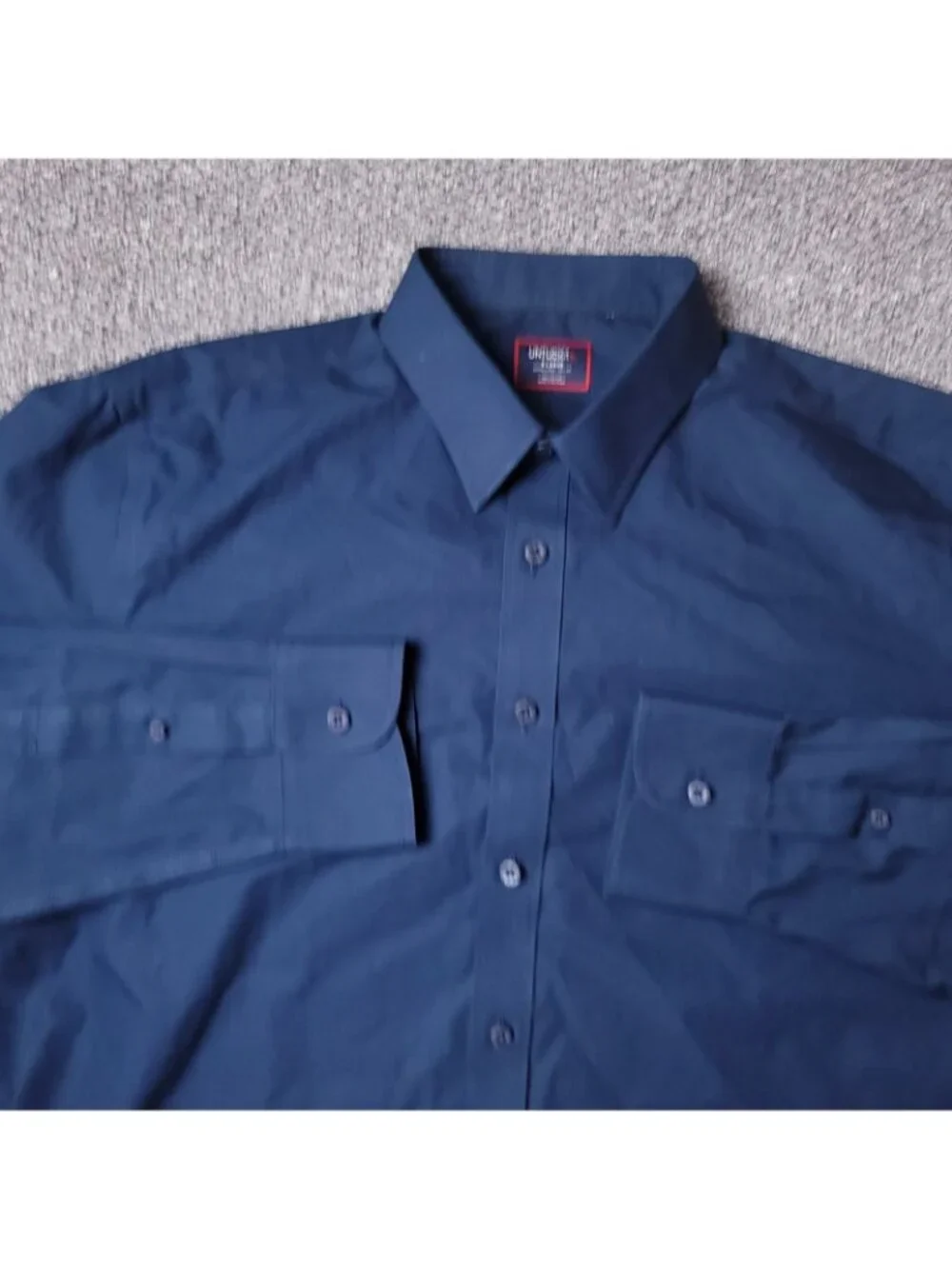 UNTUCKit Castello Shirt Mens XL Tall Fit Blue Button Long Sleeve Cotton